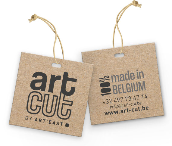 Design d'étiquettes personnalisées pour la société Art'Cut