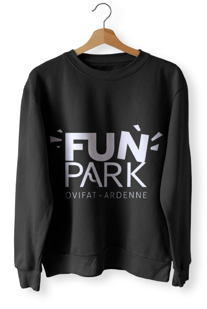 Réalisation de vêtements personnalisés pour la société Fun Park Ovifat