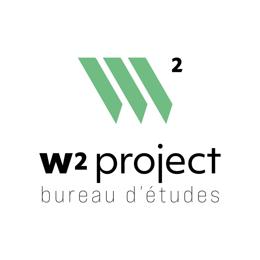 Création du logo w2 project - bureau d'études